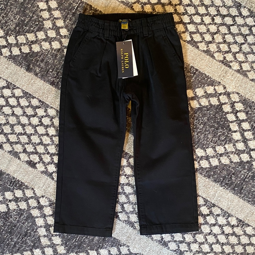 NWT Polo Ralph Lauren Black Chinos - Dress Pants - Size: 3T